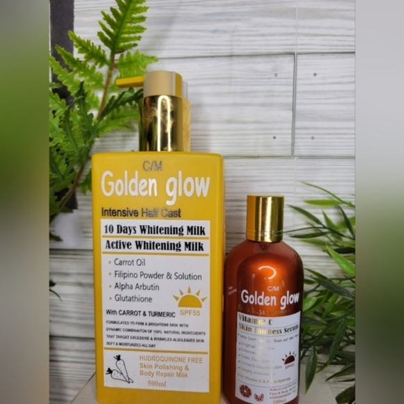 2 In 1 Golden Glow Skin Active VitC  Intensive Body Lotio & Oil